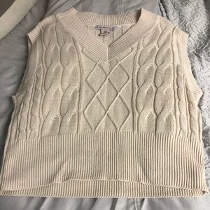 Cream Sweater Vest